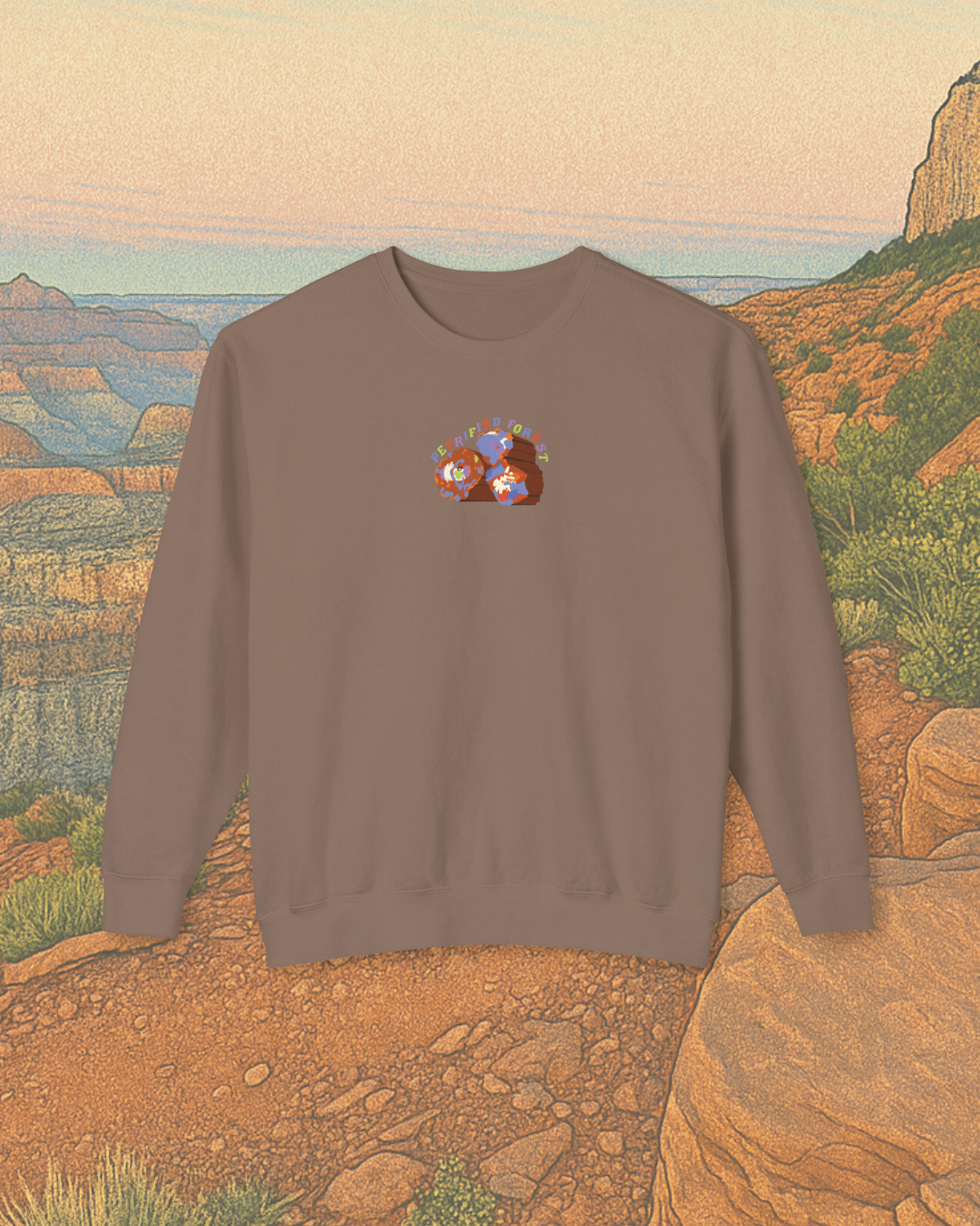 Petrified Forest National Park Printed Sweatshirt