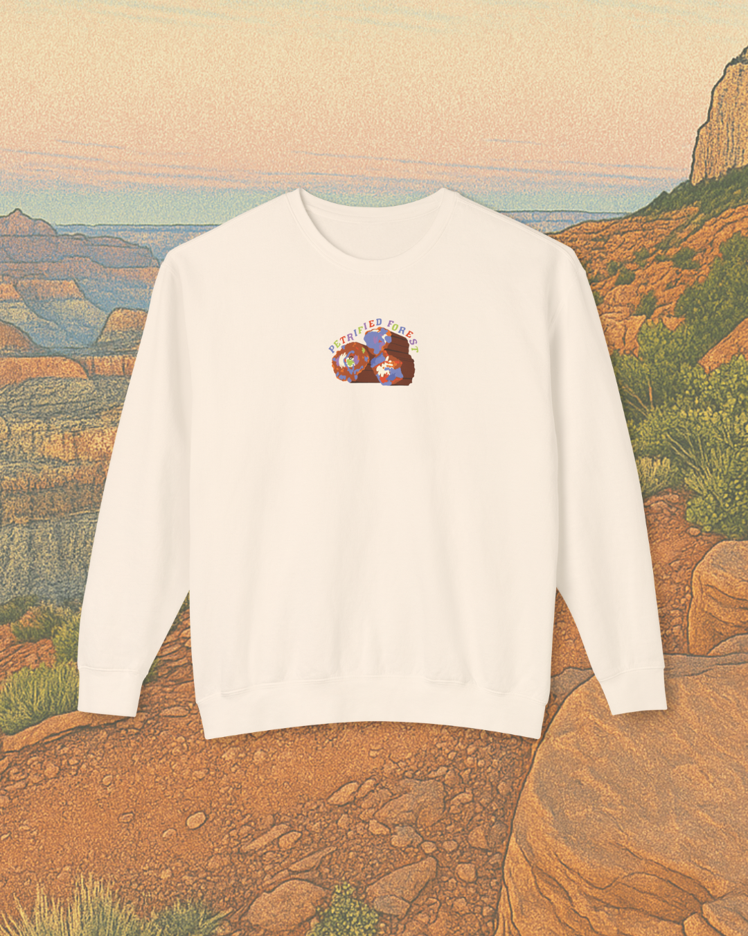 Petrified Forest National Park Printed Sweatshirt