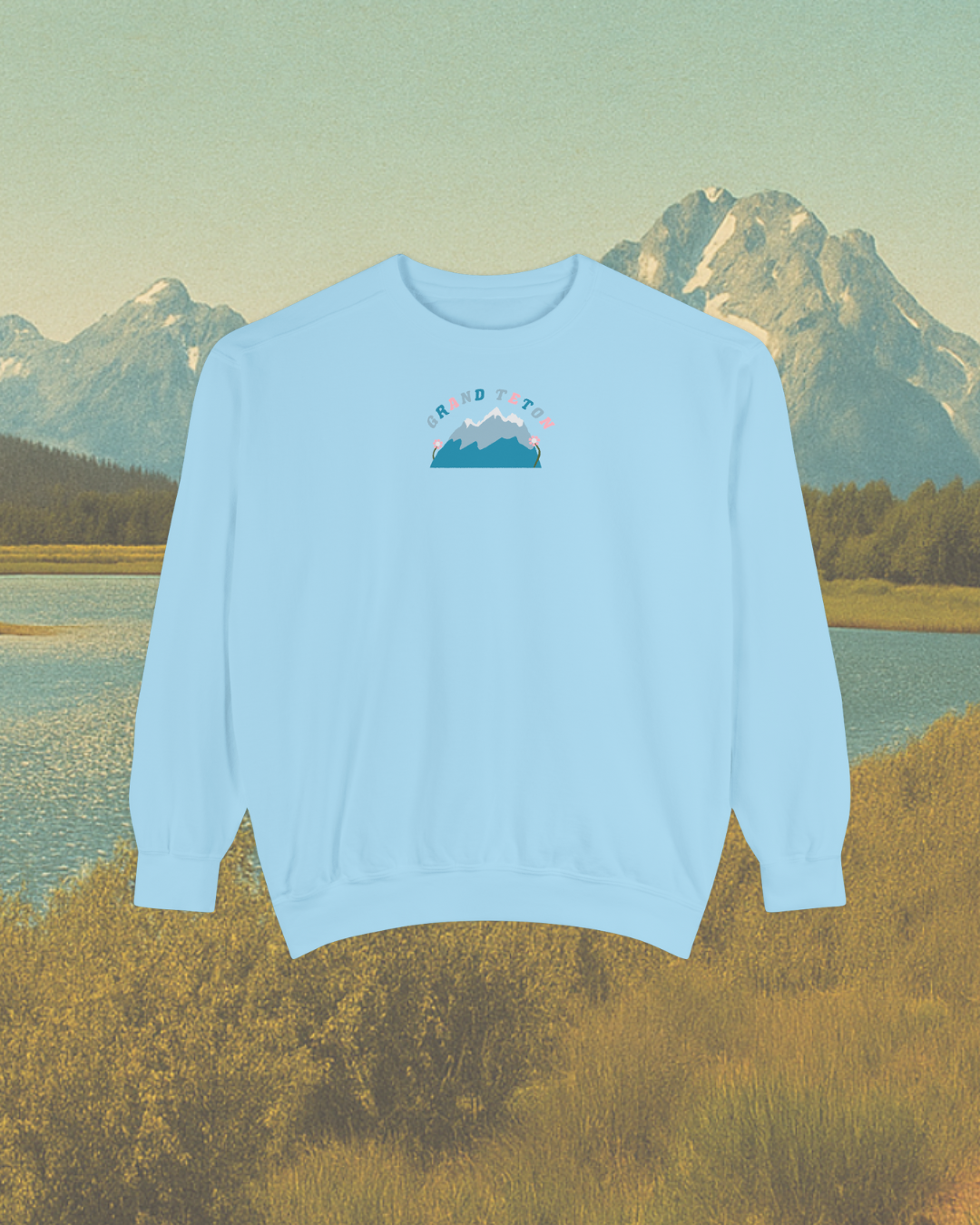 Grand Teton National Park Printed Sweatshirt