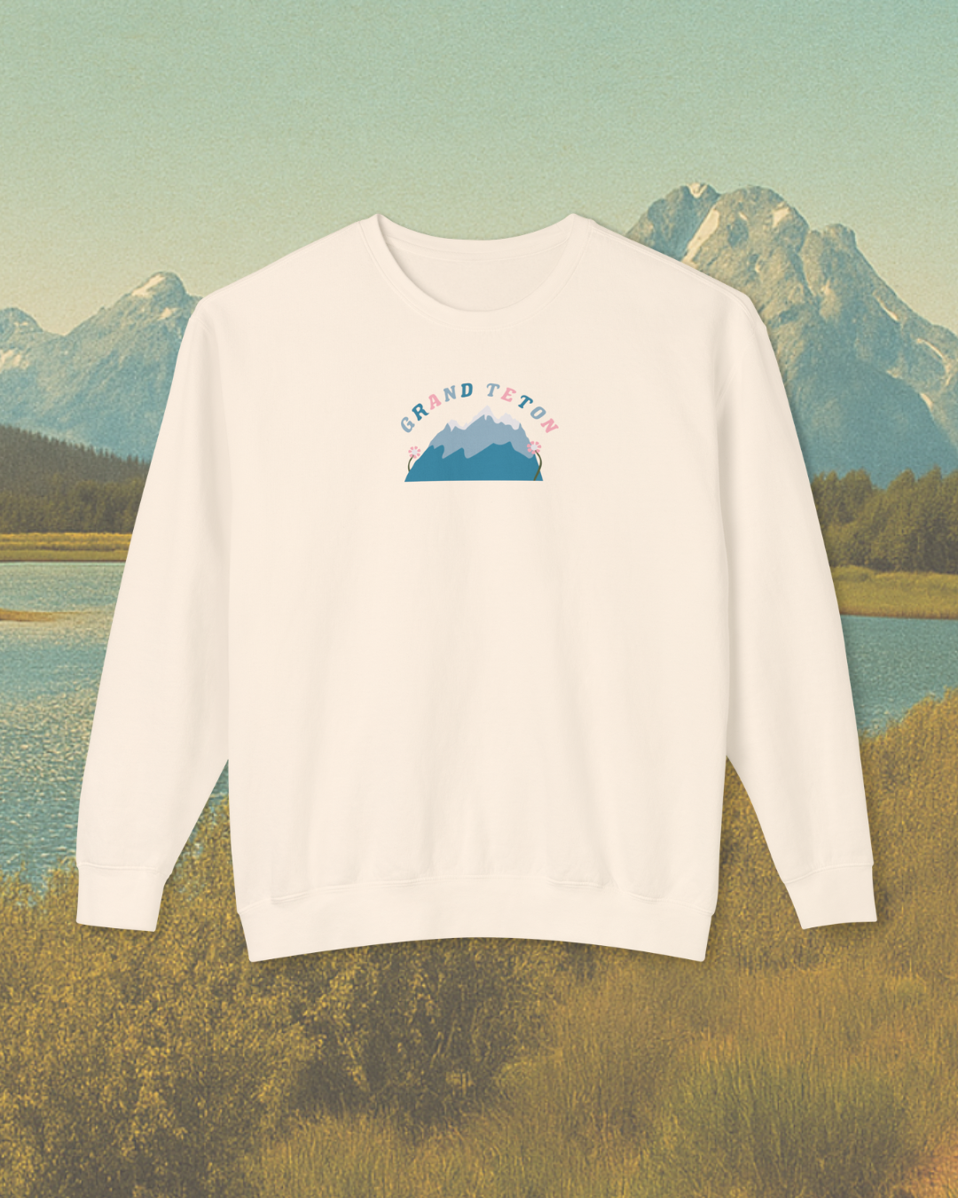 Grand Teton National Park Printed Sweatshirt