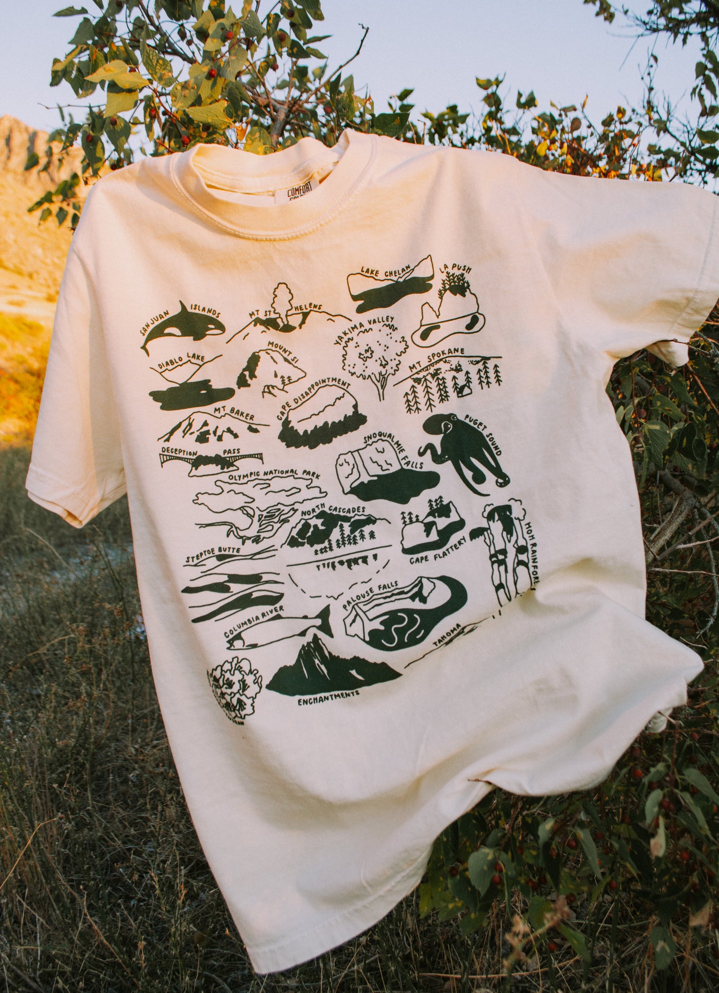 Washington Nature Checklist T-Shirt