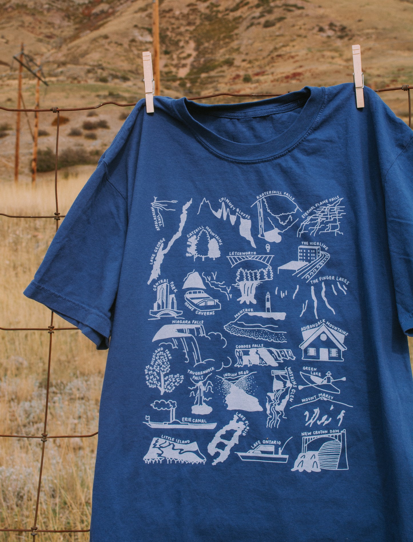 New York Nature Checklist T-Shirt