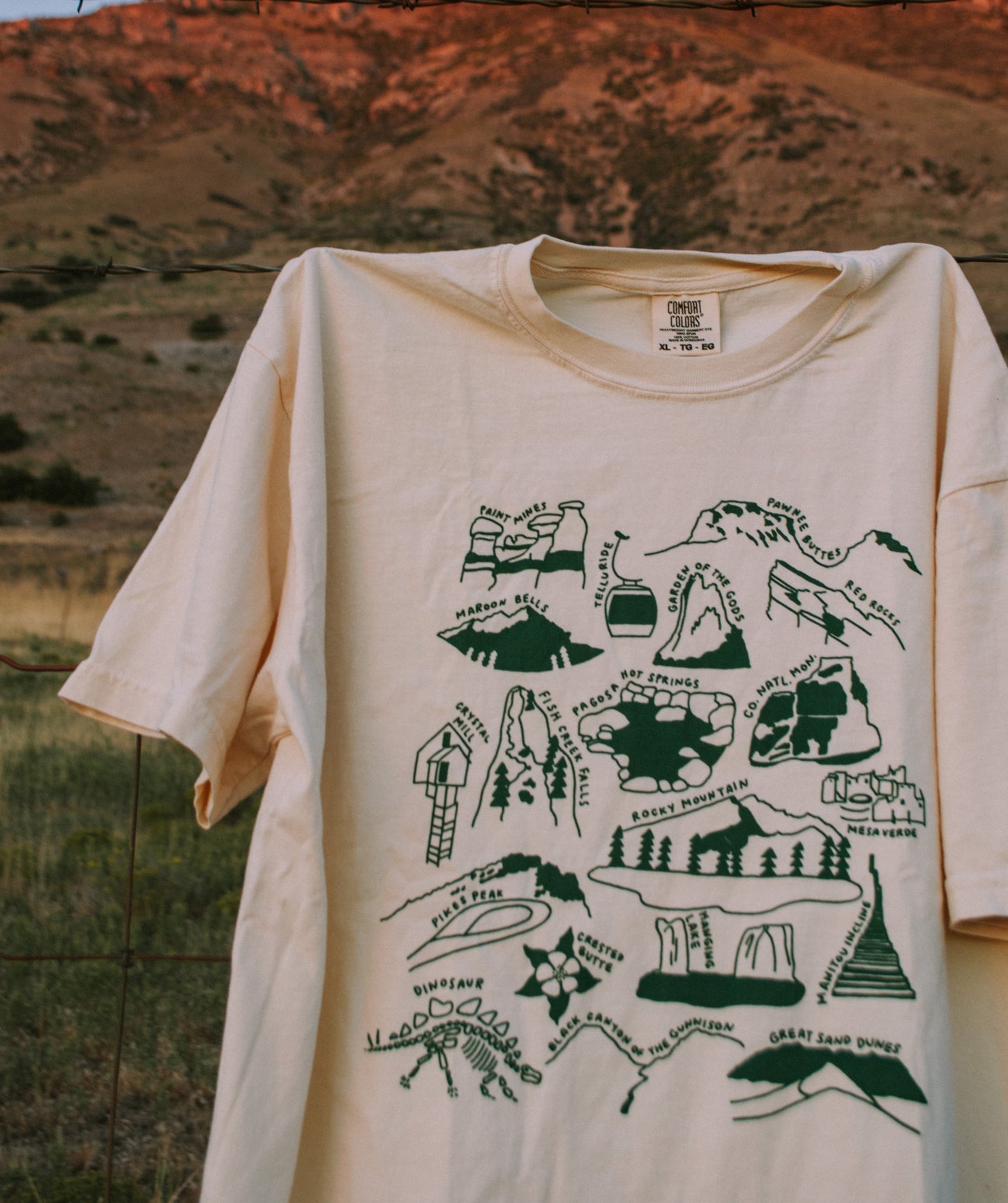 Colorado Nature Checklist T-Shirt
