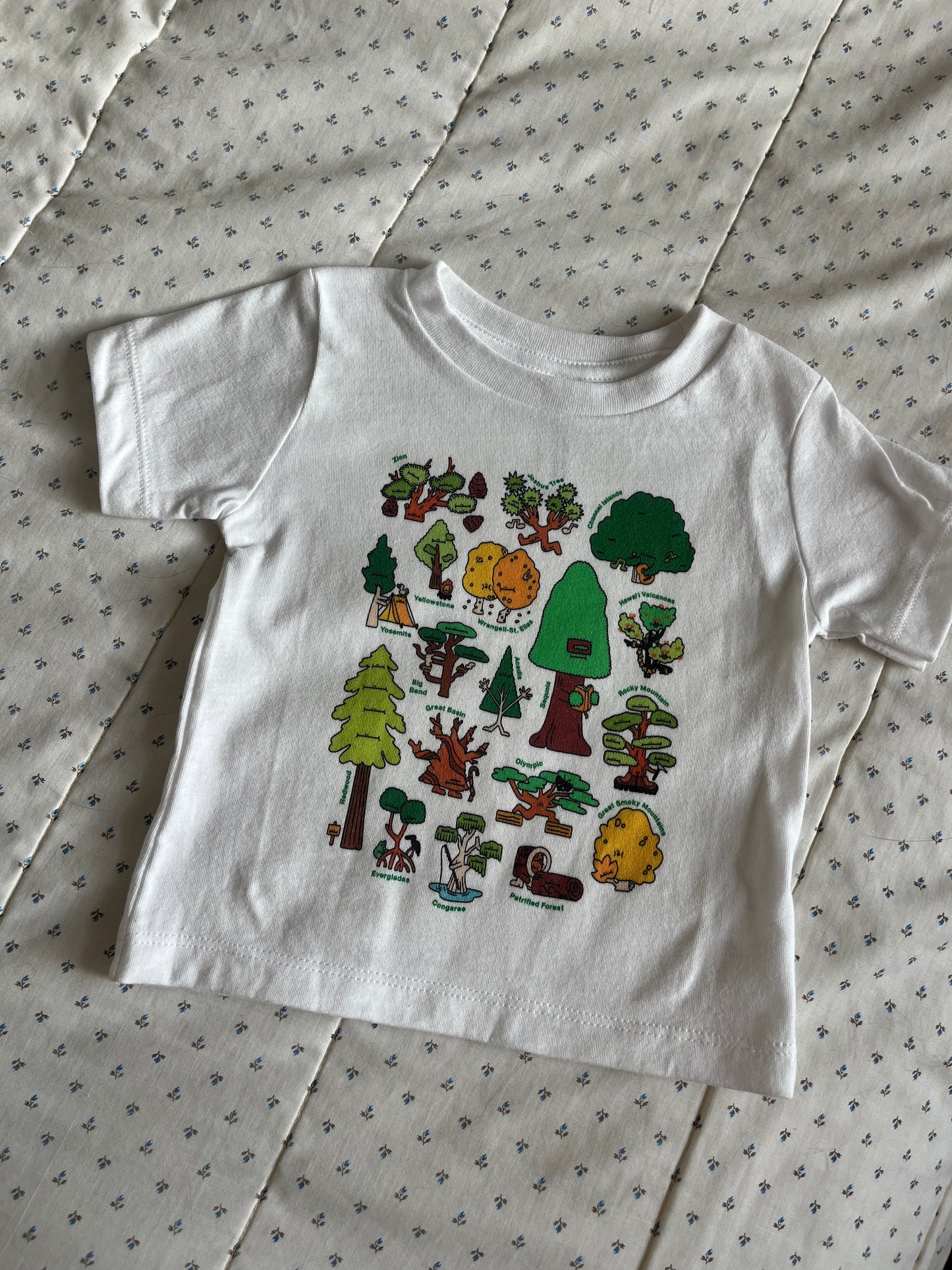 Roots: Native Trees of the National Parks Unisex Baby Short Sleeve Tee