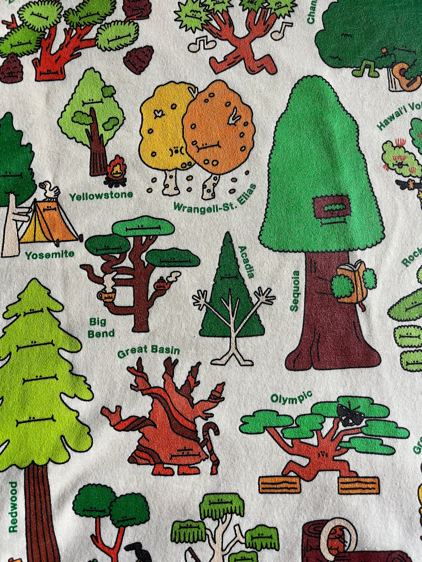 Roots: Native Trees of the National Parks Unisex Baby Short Sleeve Tee