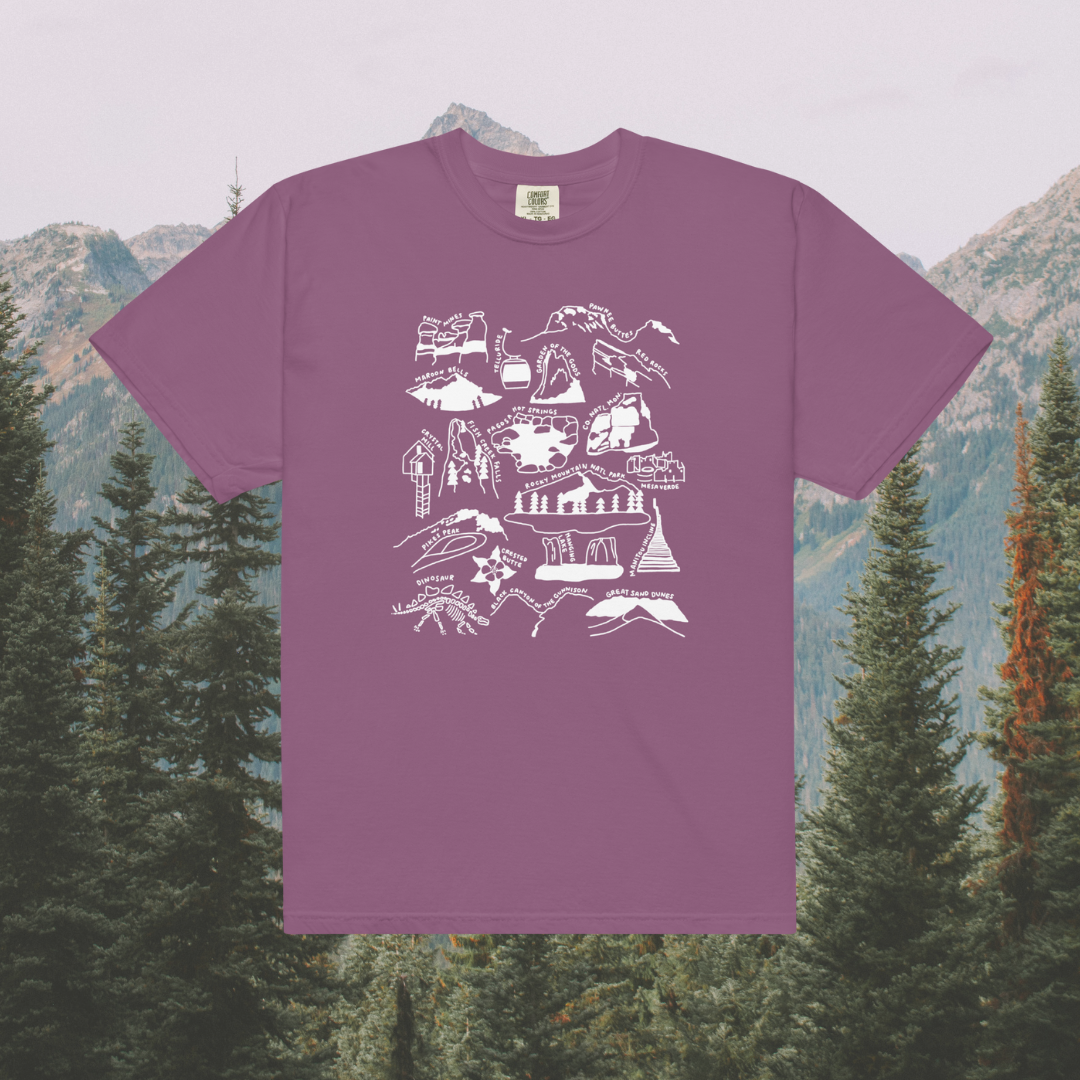 Colorado Nature Checklist T-Shirt
