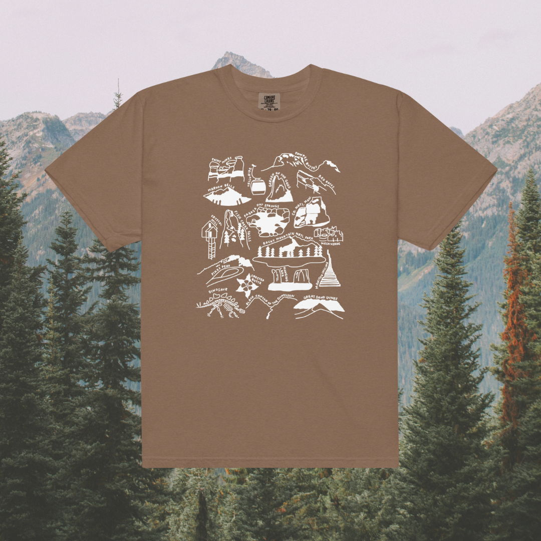 Colorado Nature Checklist T-Shirt