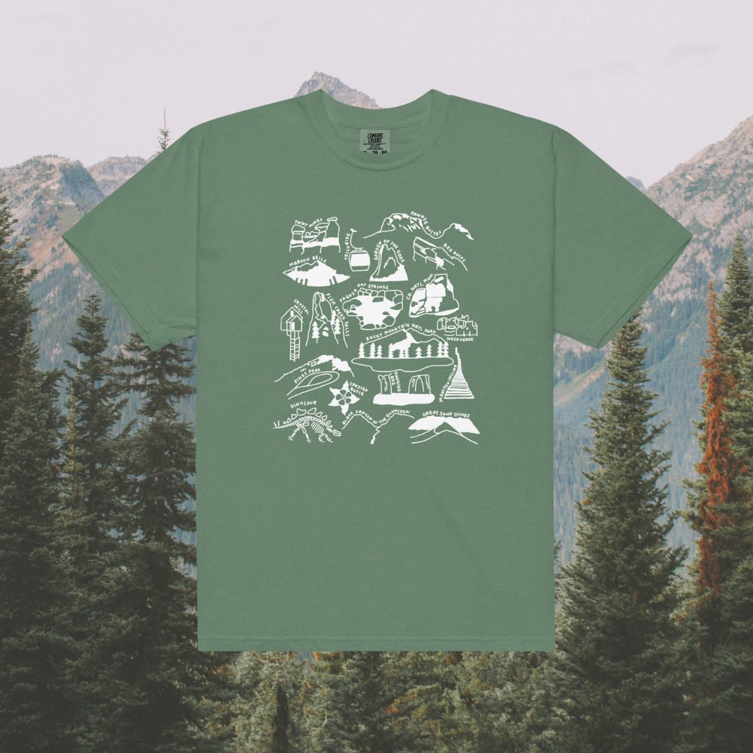 Colorado Nature Checklist T-Shirt