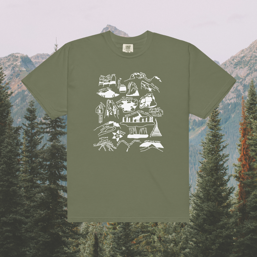 Colorado Nature Checklist T-Shirt