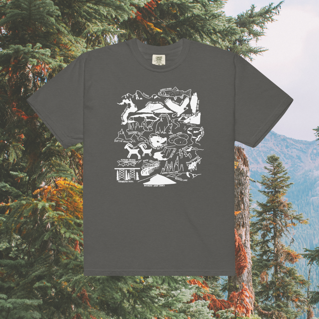 Idaho Nature Checklist T-Shirt