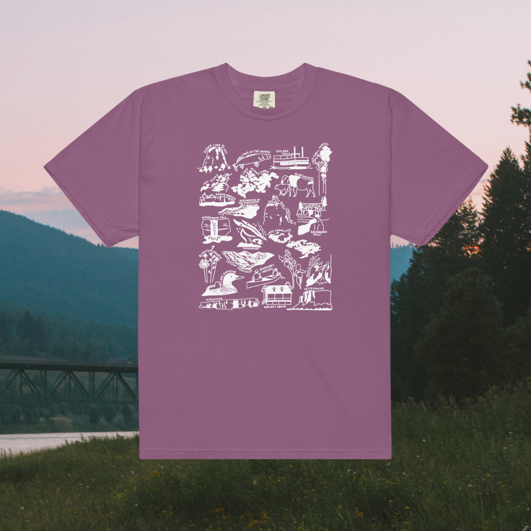 Minnesota Nature Checklist T-Shirt