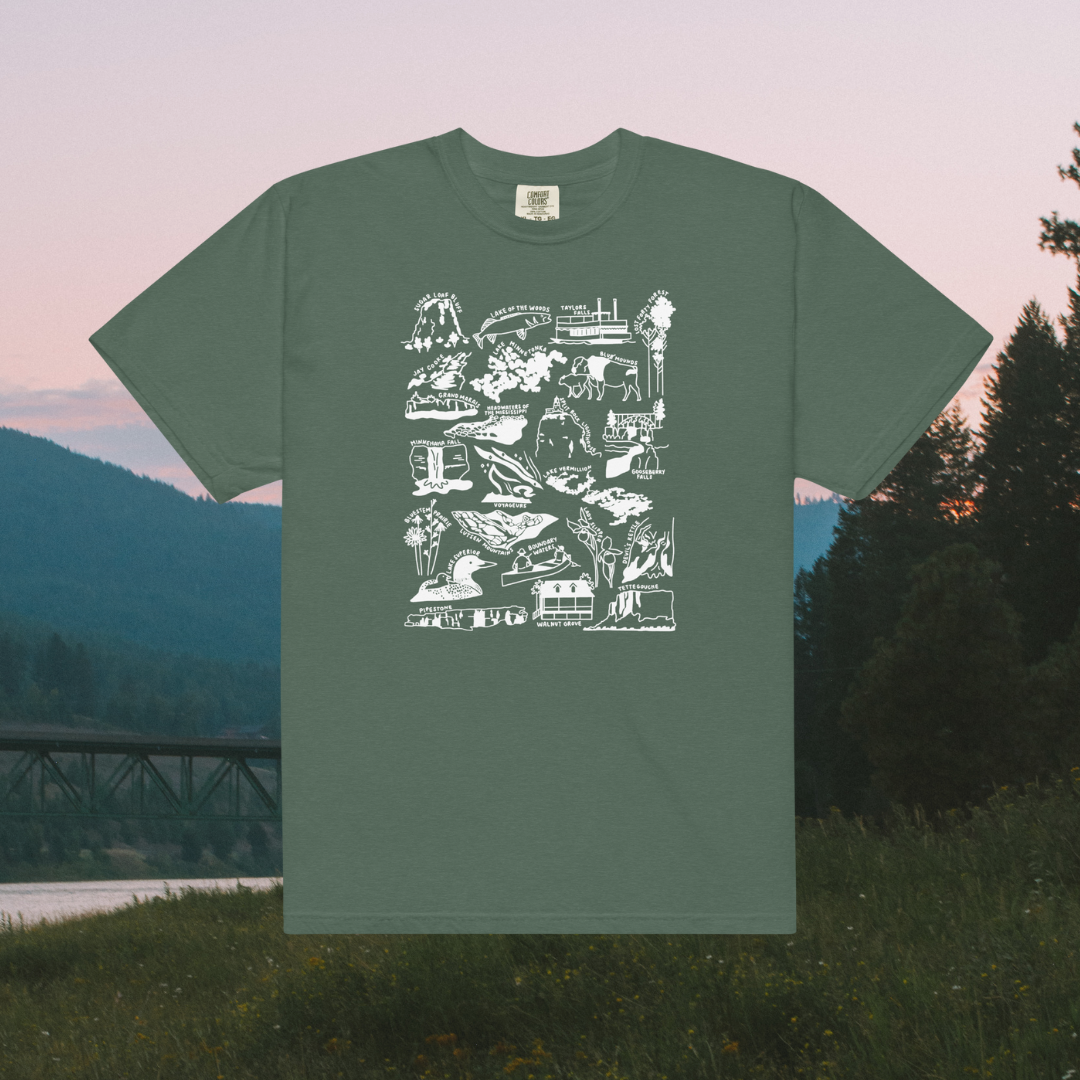 Minnesota Nature Checklist T-Shirt