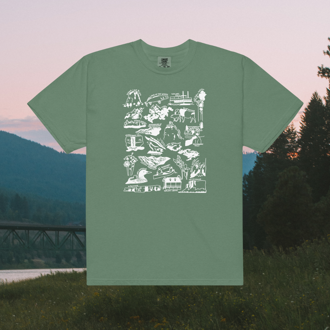 Minnesota Nature Checklist T-Shirt