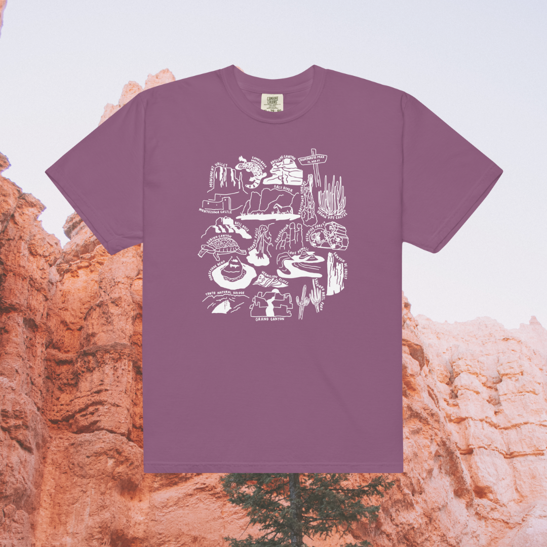 Arizona Nature Checklist T-Shirt