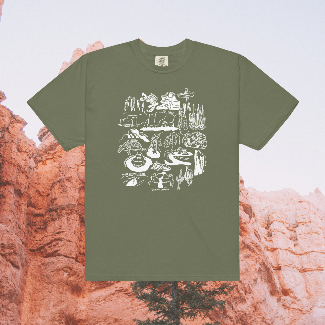 Arizona Nature Checklist T-Shirt