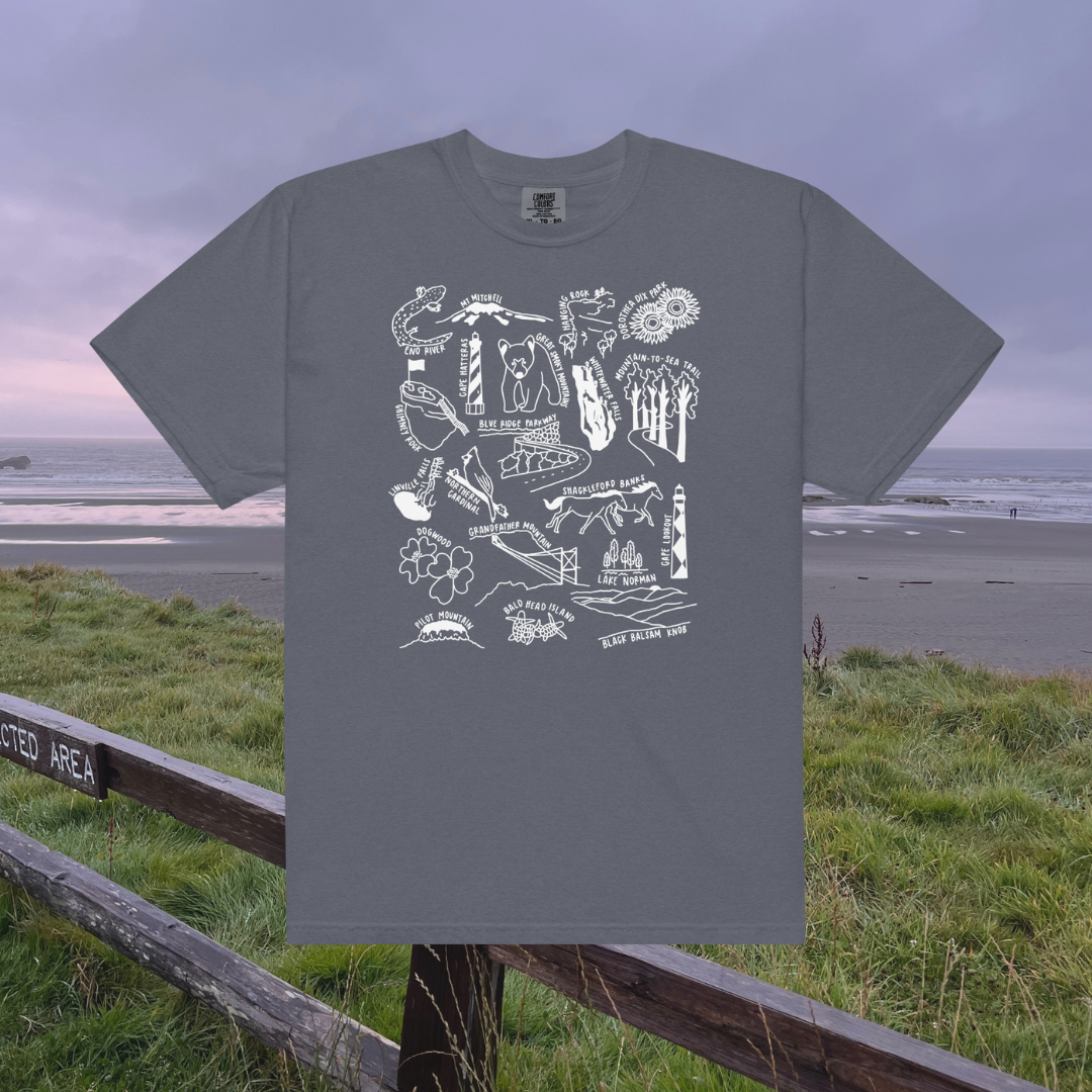 North Carolina Nature Checklist T-Shirt