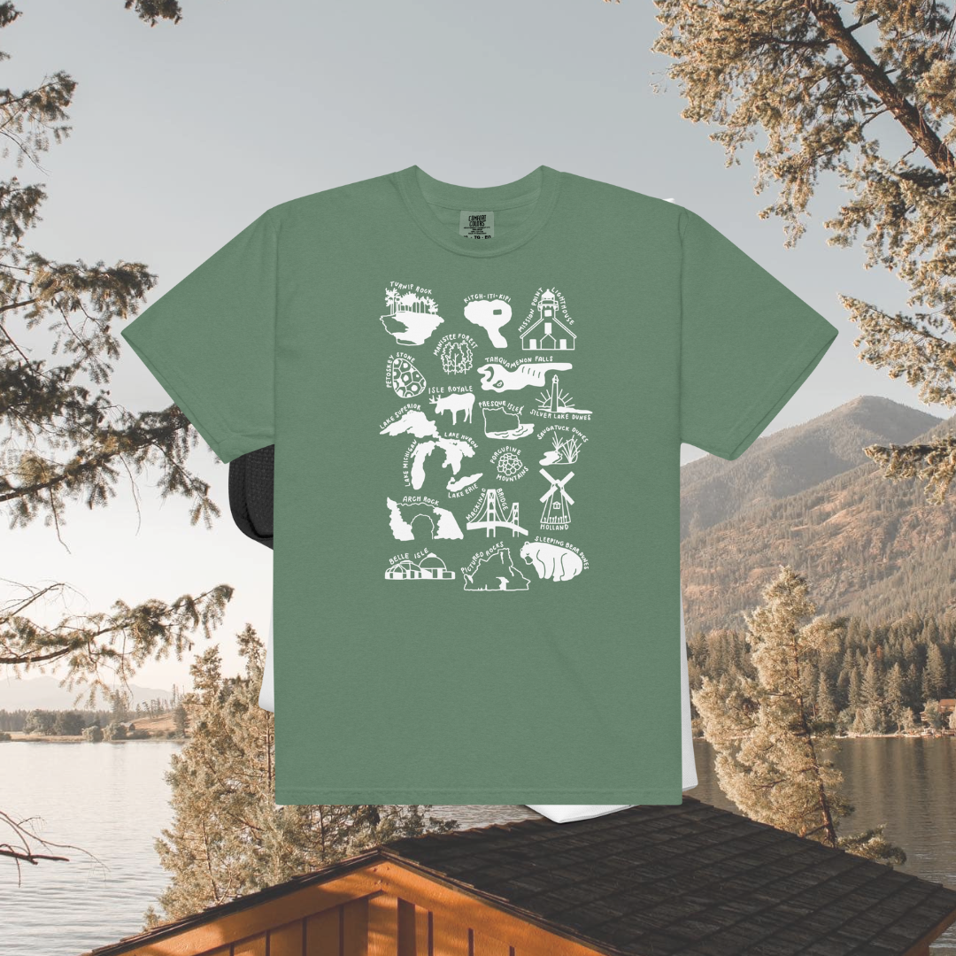 Michigan Nature Checklist T-Shirt