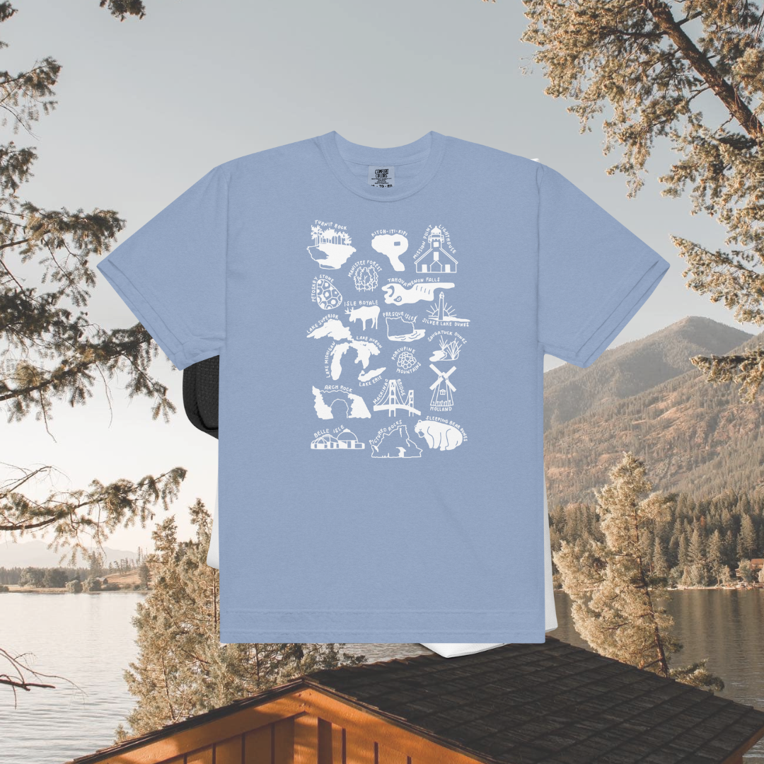 Michigan Nature Checklist T-Shirt