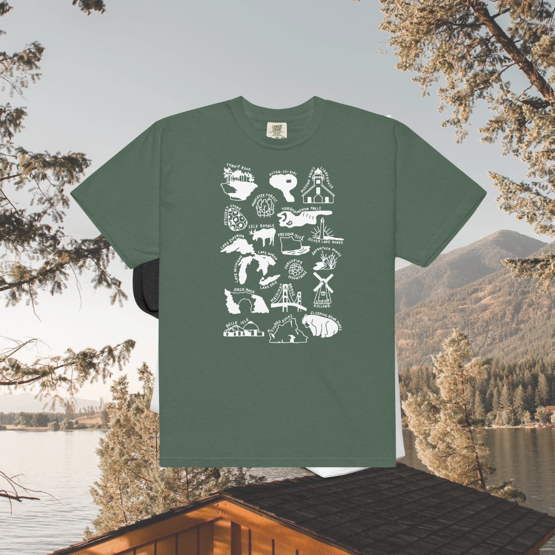 Michigan Nature Checklist T-Shirt