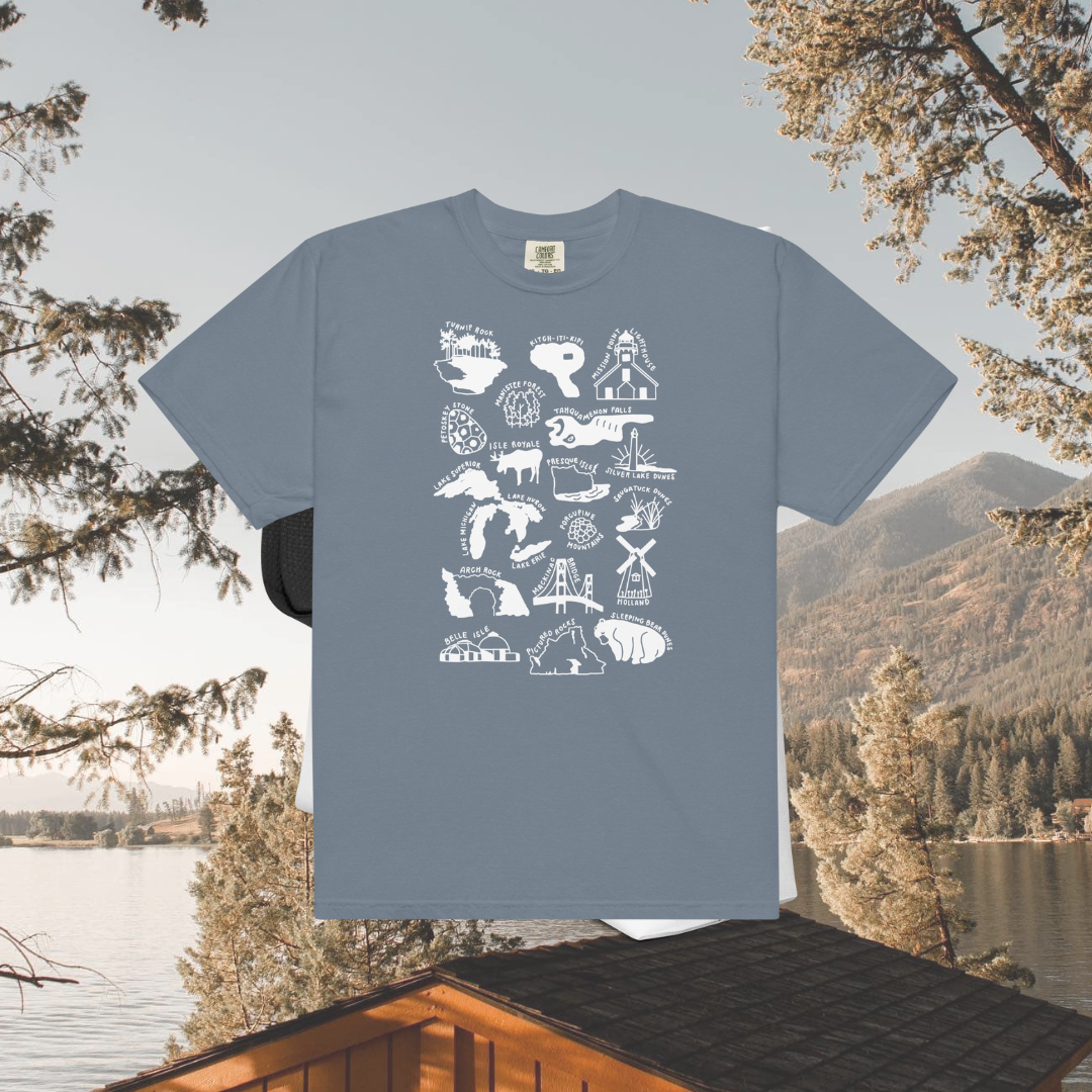 Michigan Nature Checklist T-Shirt