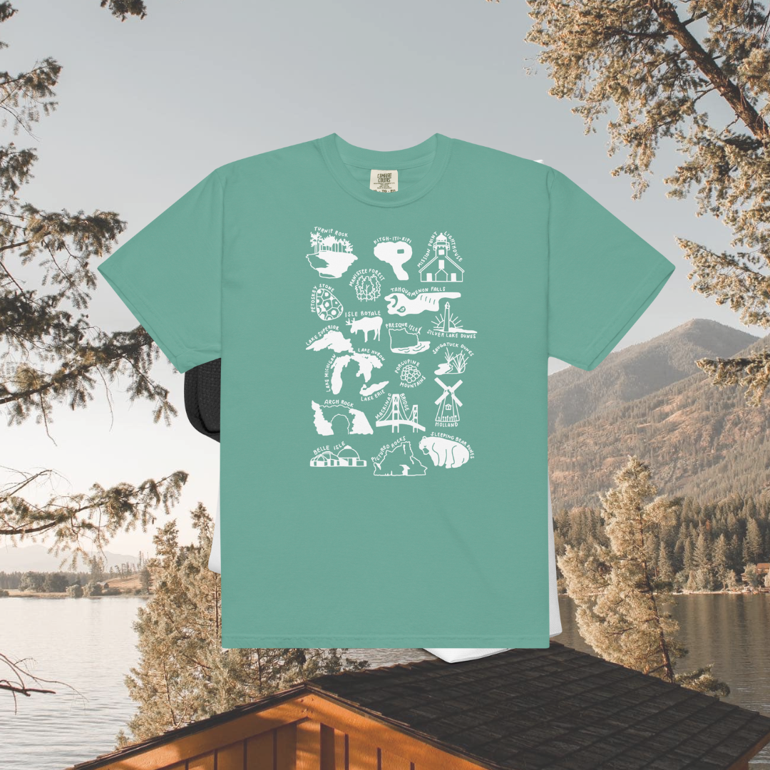 Michigan Nature Checklist T-Shirt