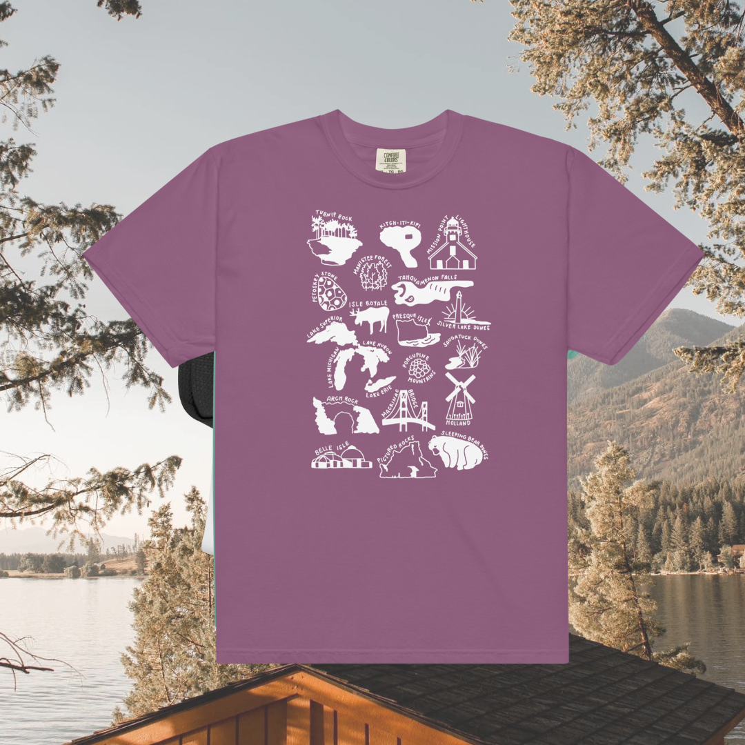 Michigan Nature Checklist T-Shirt