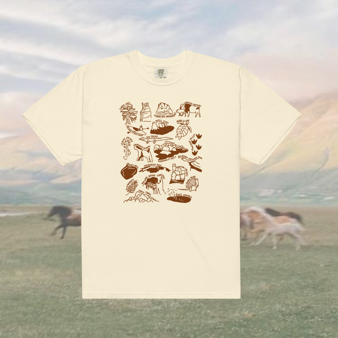 Texas Nature Checklist T-Shirt