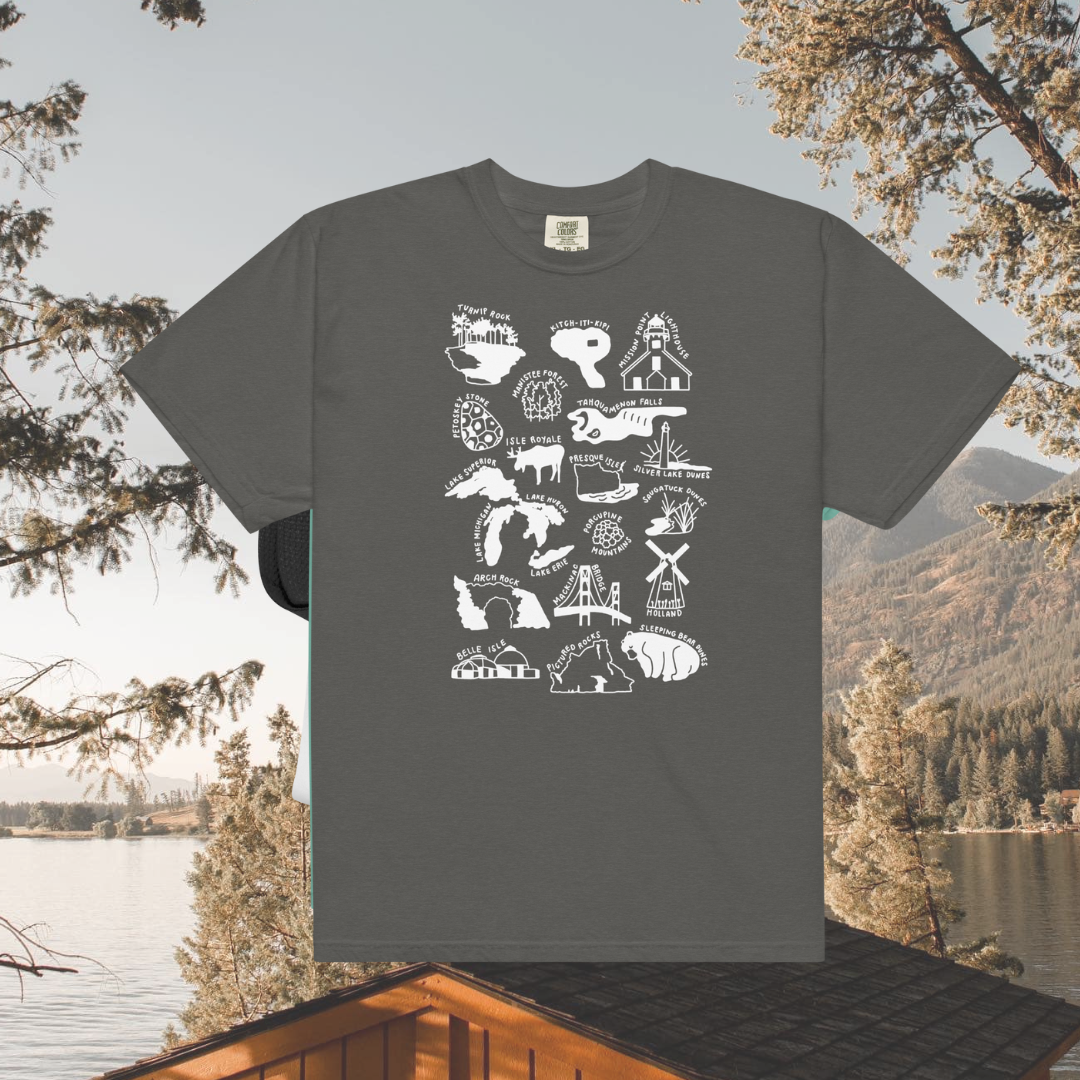 Michigan Nature Checklist T-Shirt
