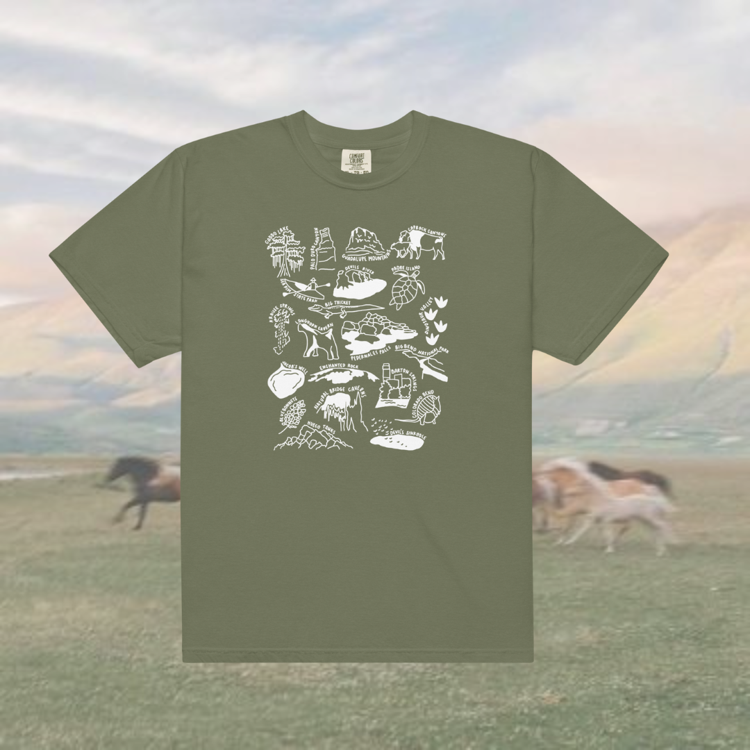 Texas Nature Checklist T-Shirt