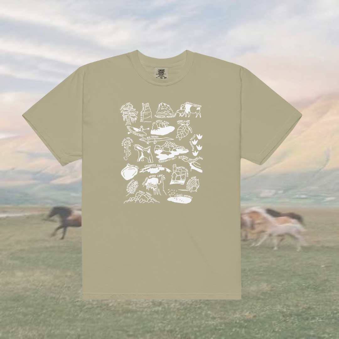 Texas Nature Checklist T-Shirt