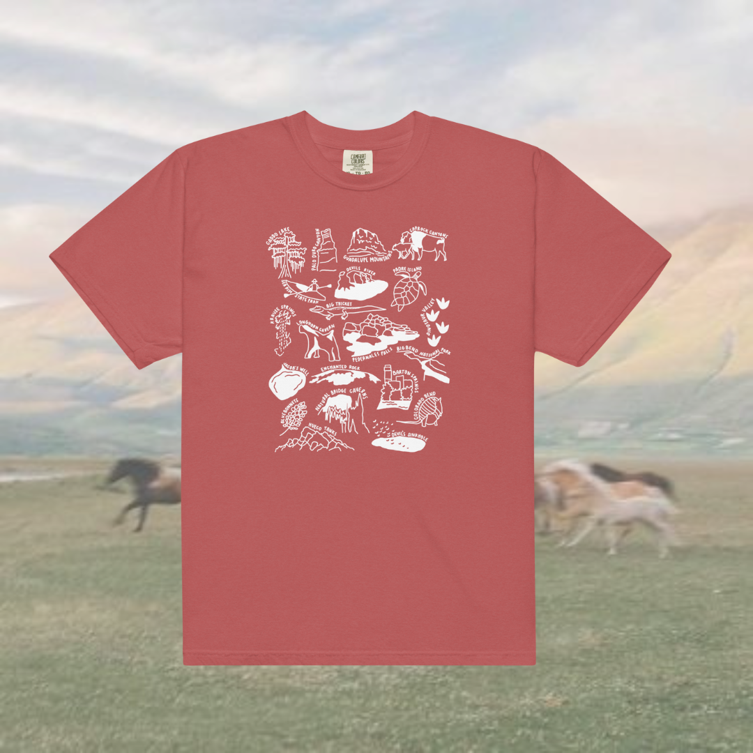 Texas Nature Checklist T-Shirt