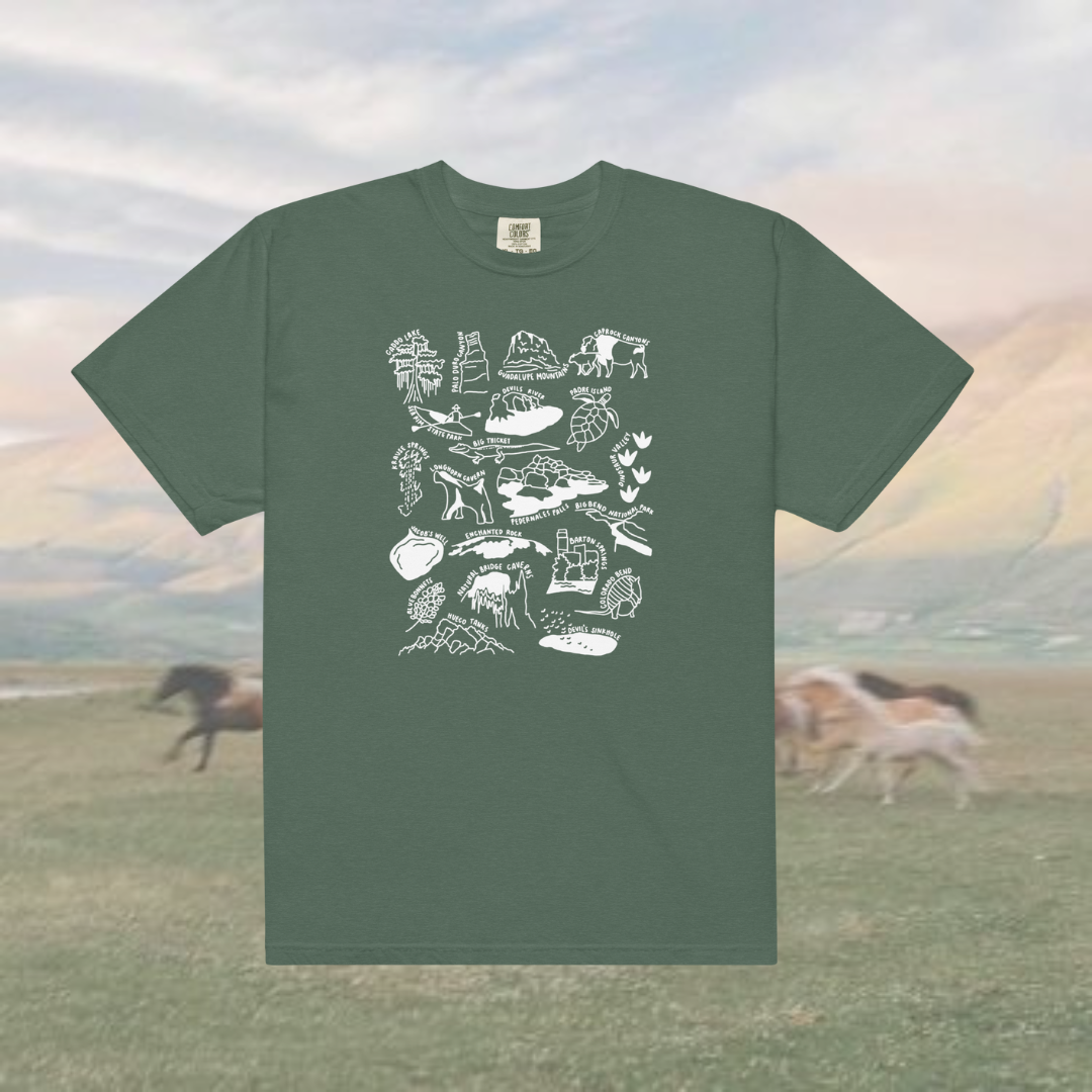 Texas Nature Checklist T-Shirt