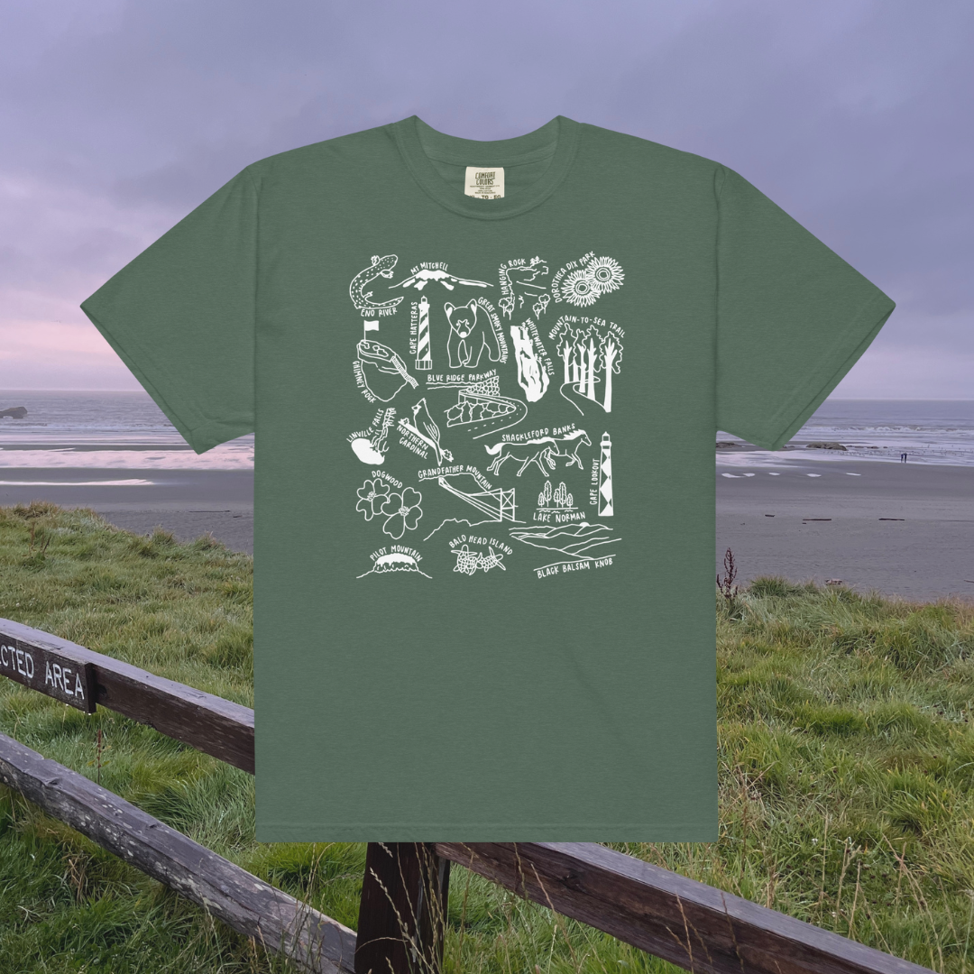 North Carolina Nature Checklist T-Shirt