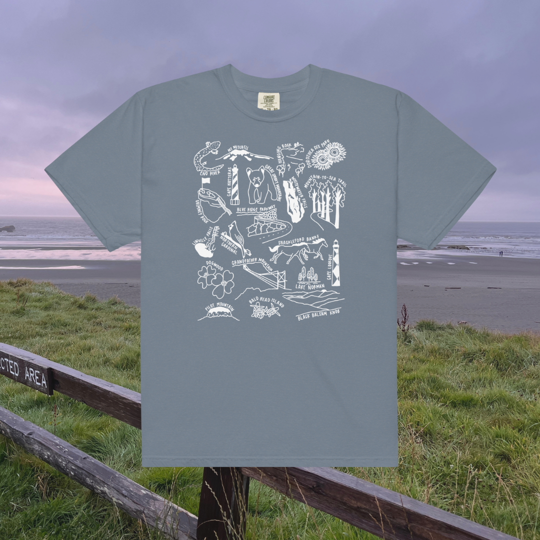 North Carolina Nature Checklist T-Shirt