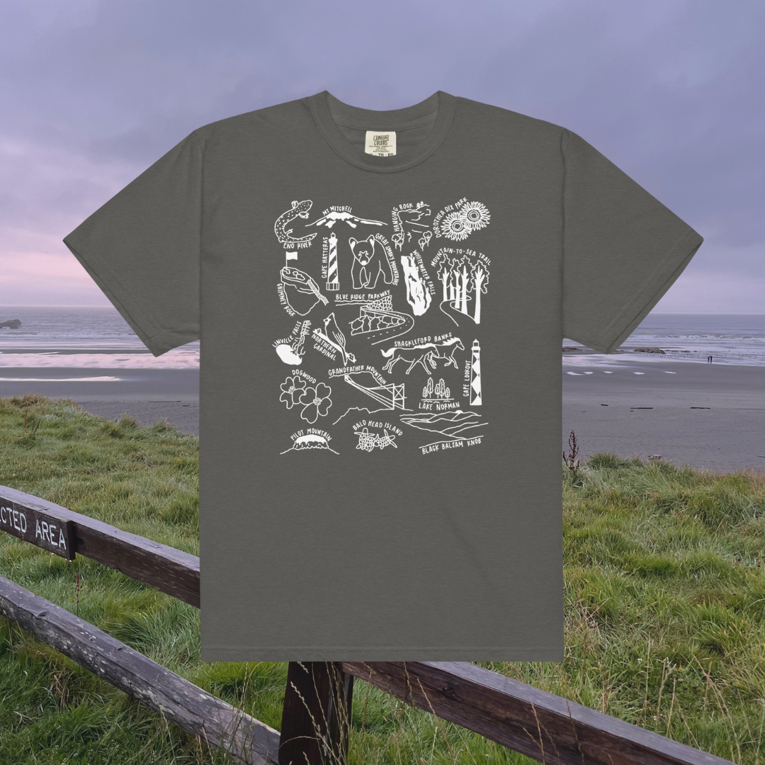 North Carolina Nature Checklist T-Shirt