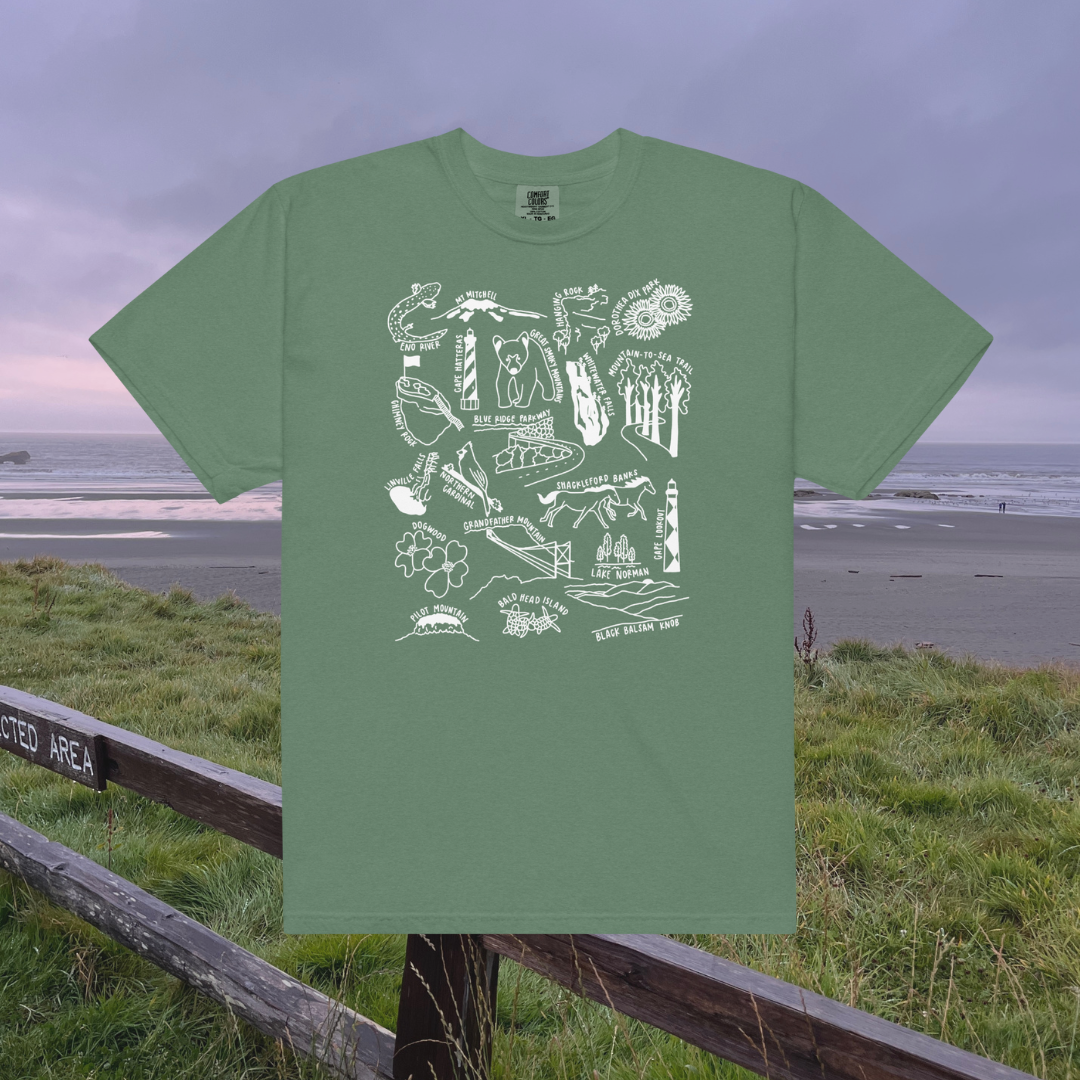 North Carolina Nature Checklist T-Shirt