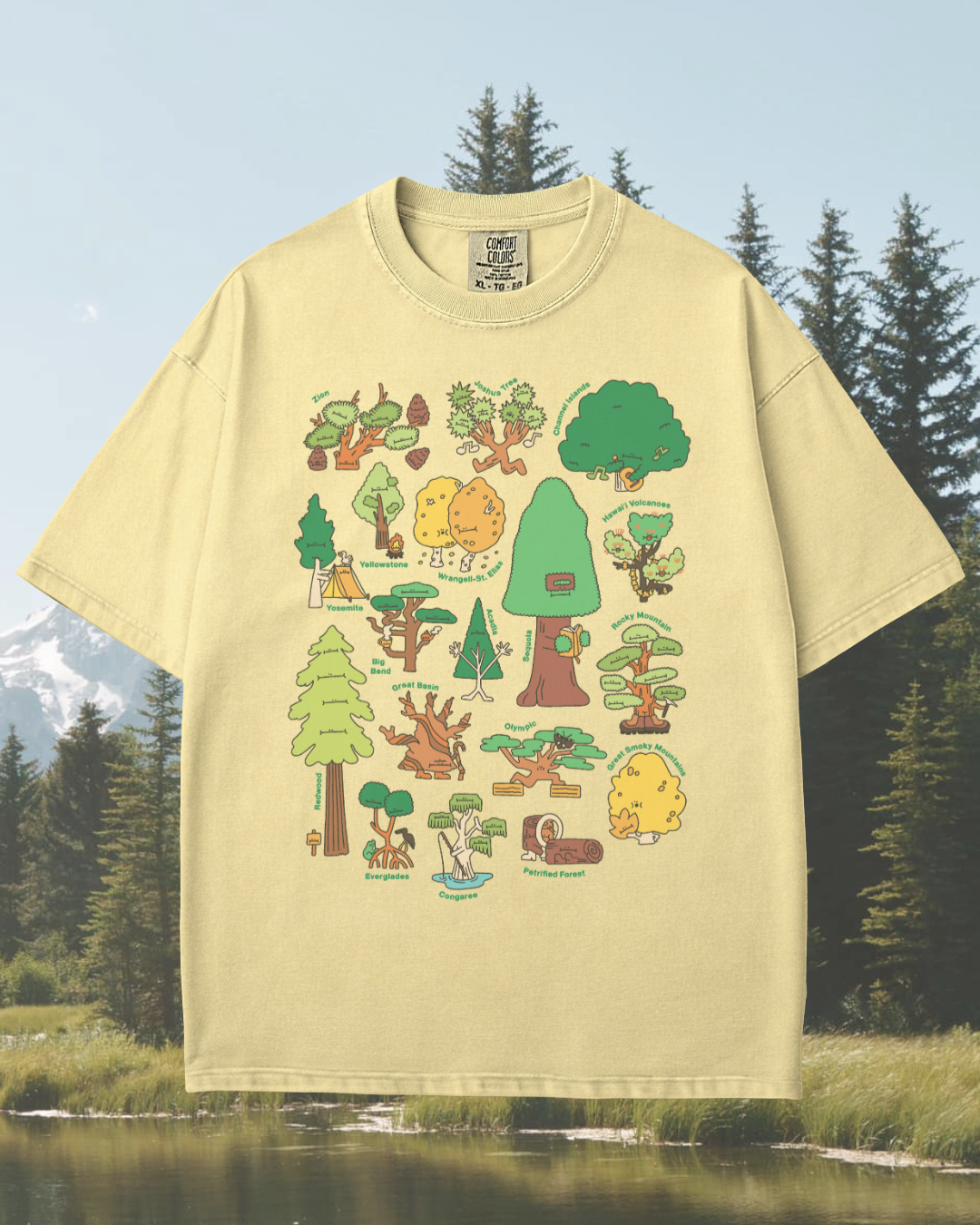 Roots: Native Trees of the National Parks Unisex T-Shirt