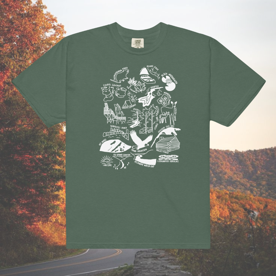 Pennsylvania Nature Checklist T-Shirt