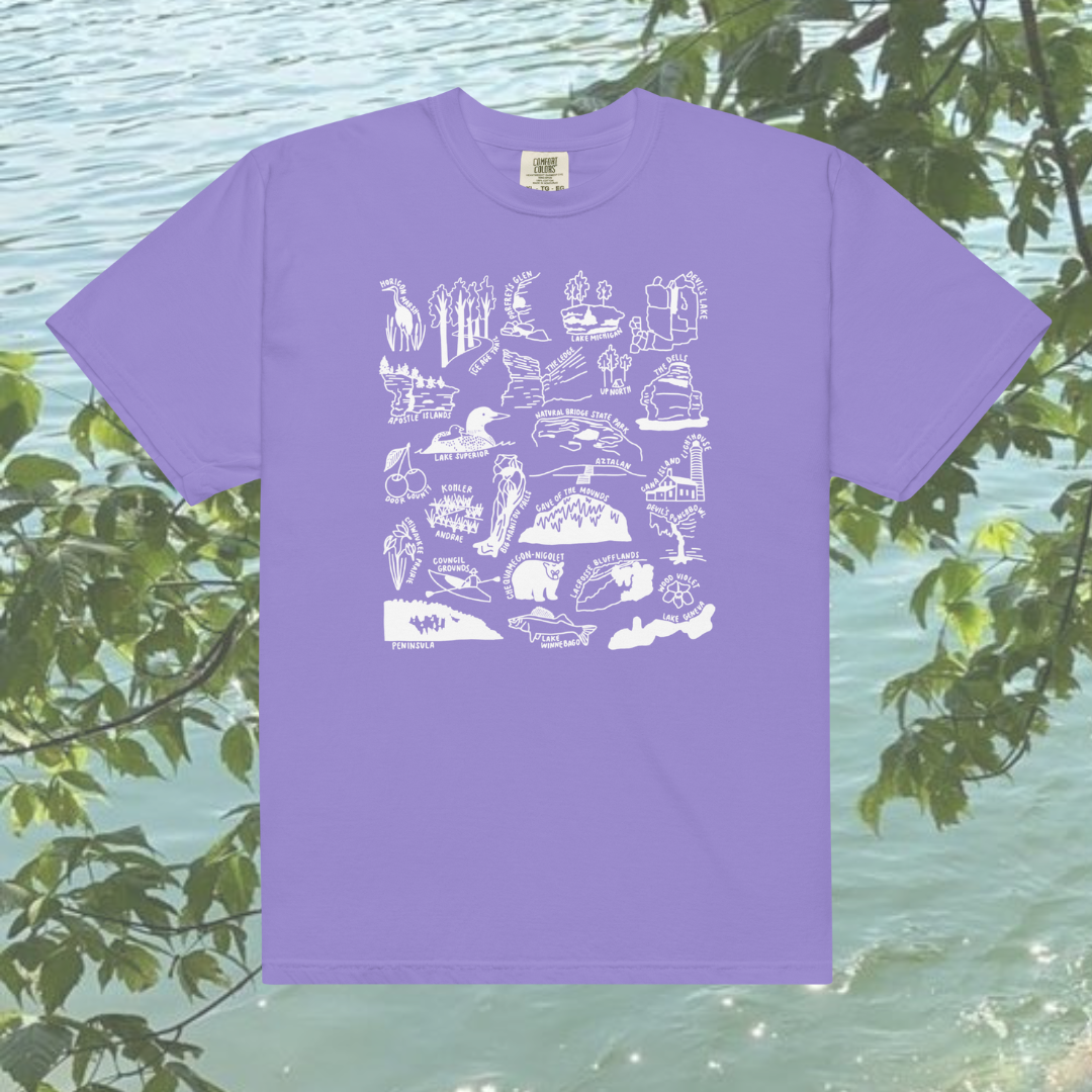 Wisconsin Nature Checklist T-Shirt