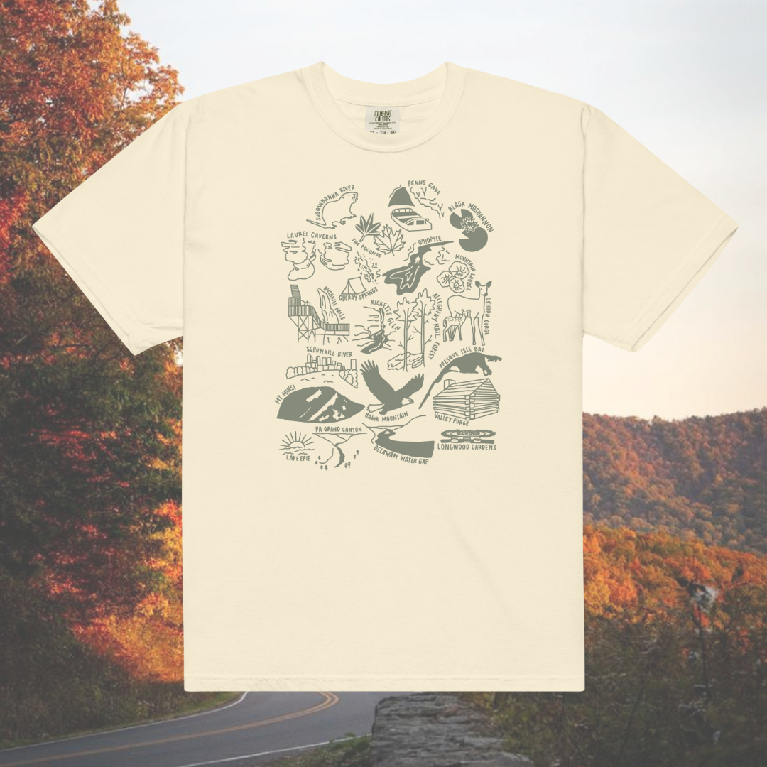 Pennsylvania Nature Checklist T-Shirt