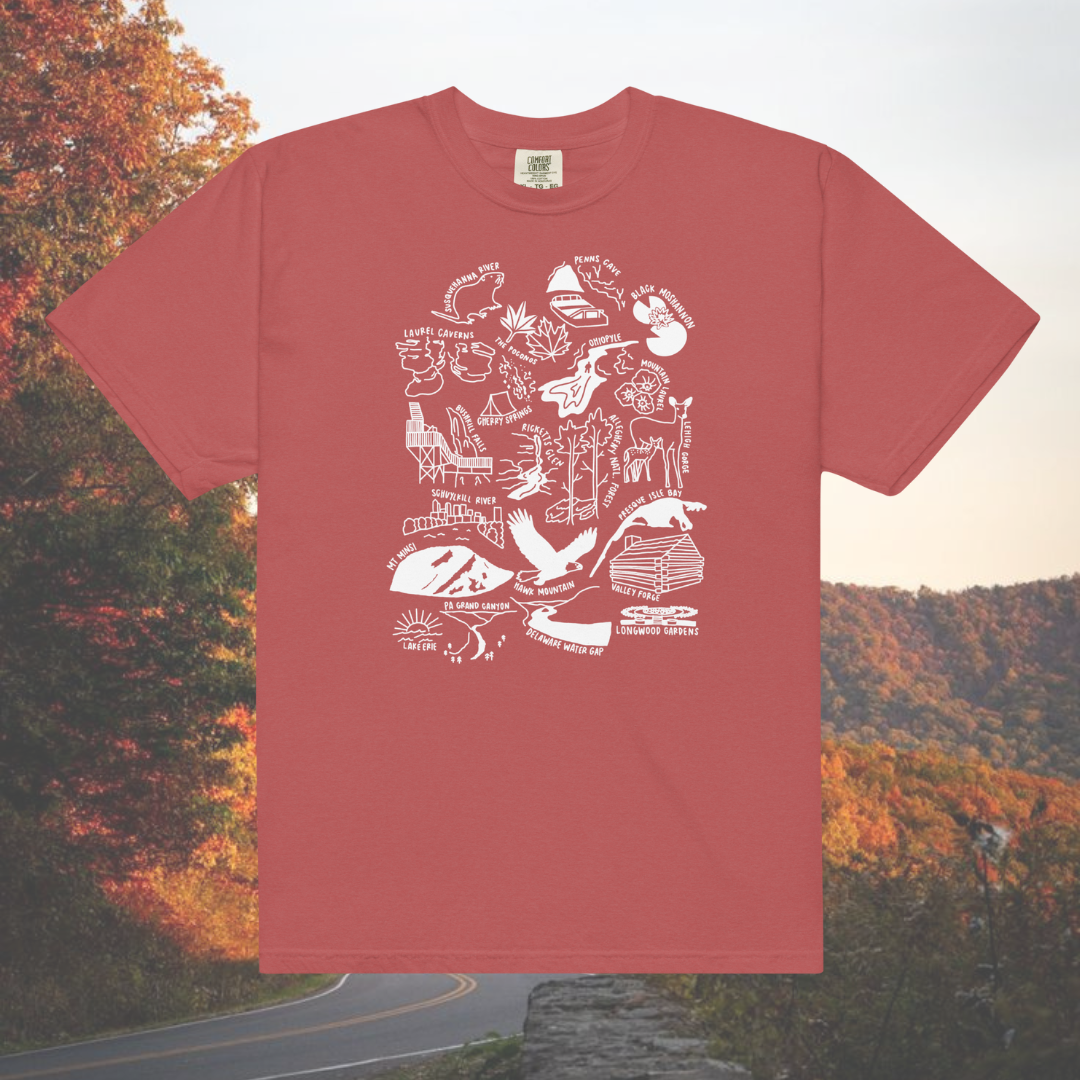 Pennsylvania Nature Checklist T-Shirt