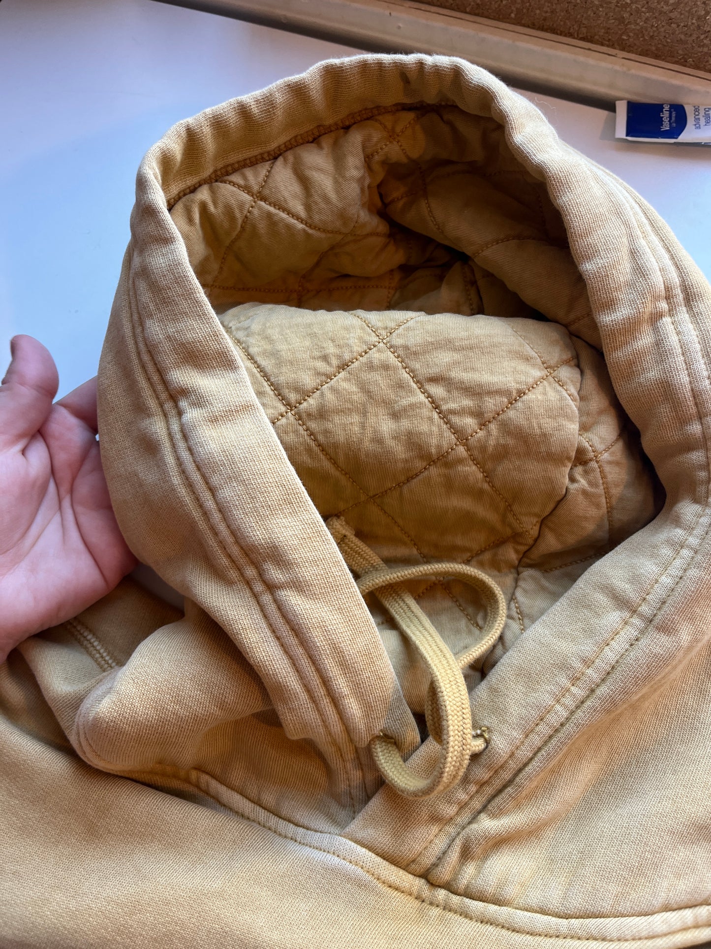 Earth Day Hoodie Upcycle Size L