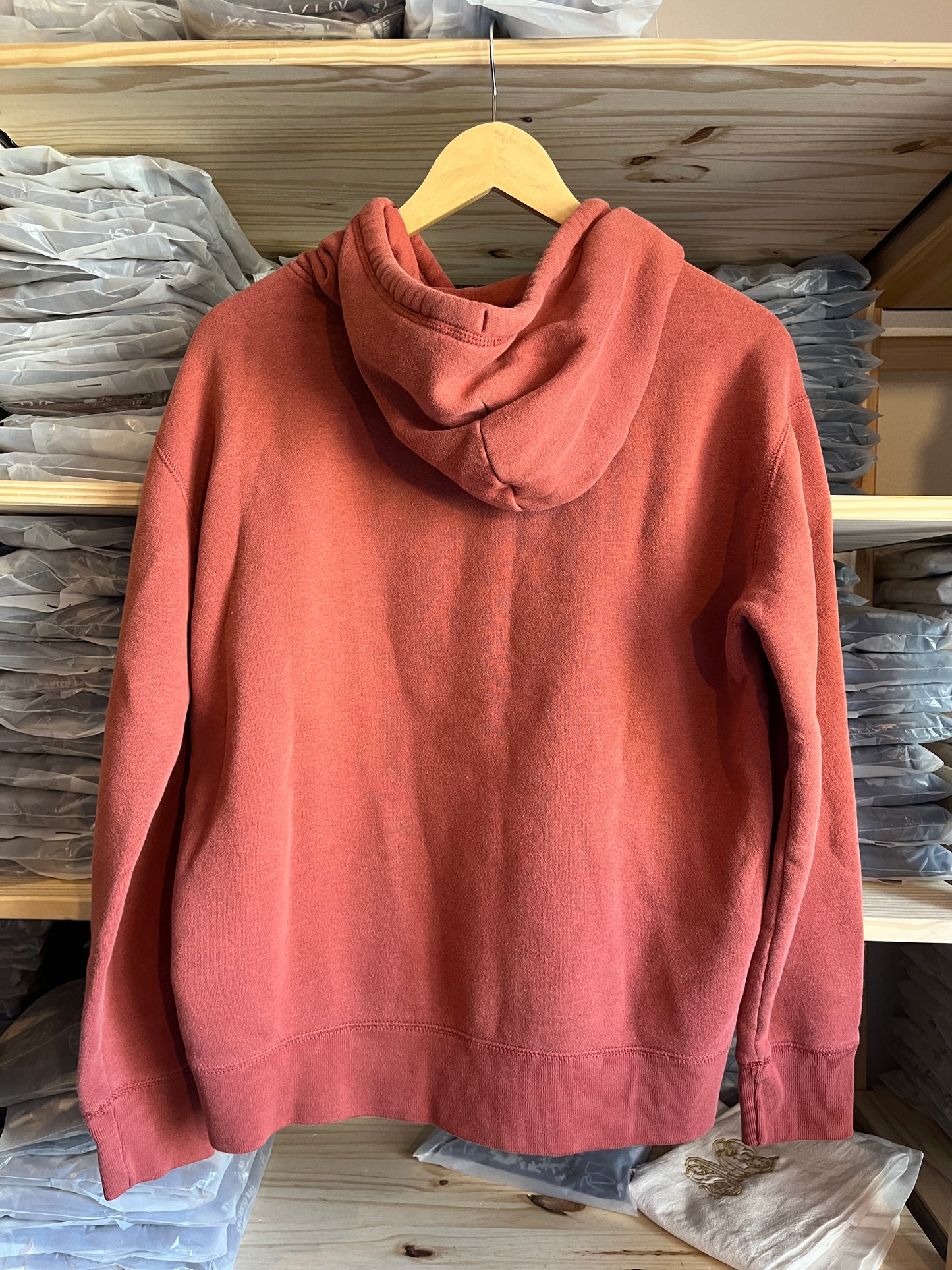 White Mountains Hoodie Upcycle Size S