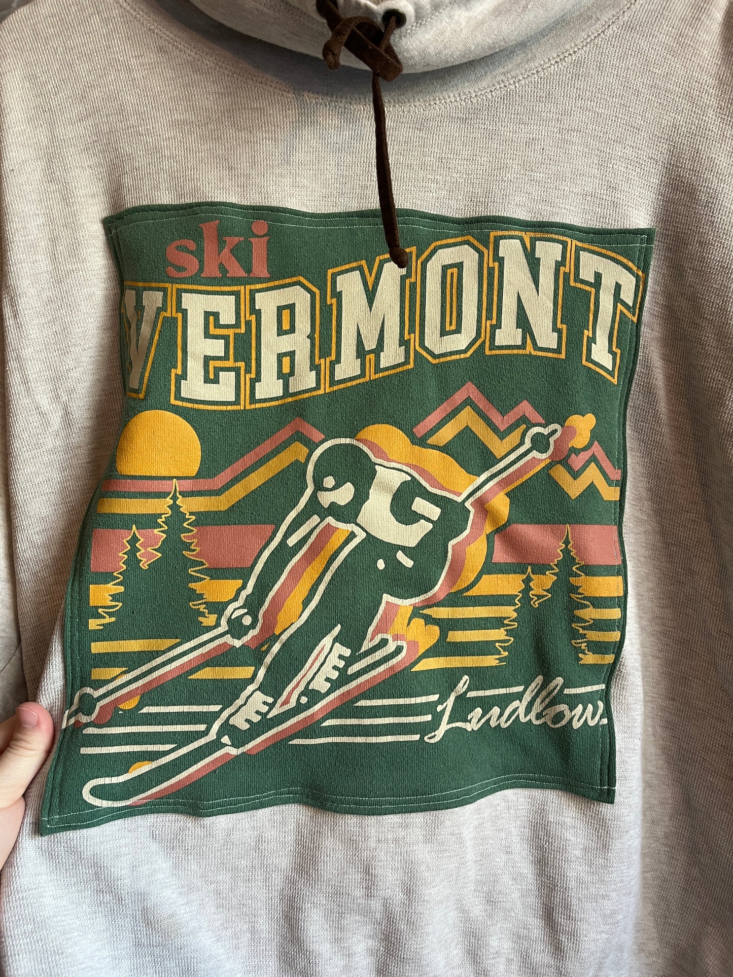 Ski Vermont Collared Upcycle Size XXL