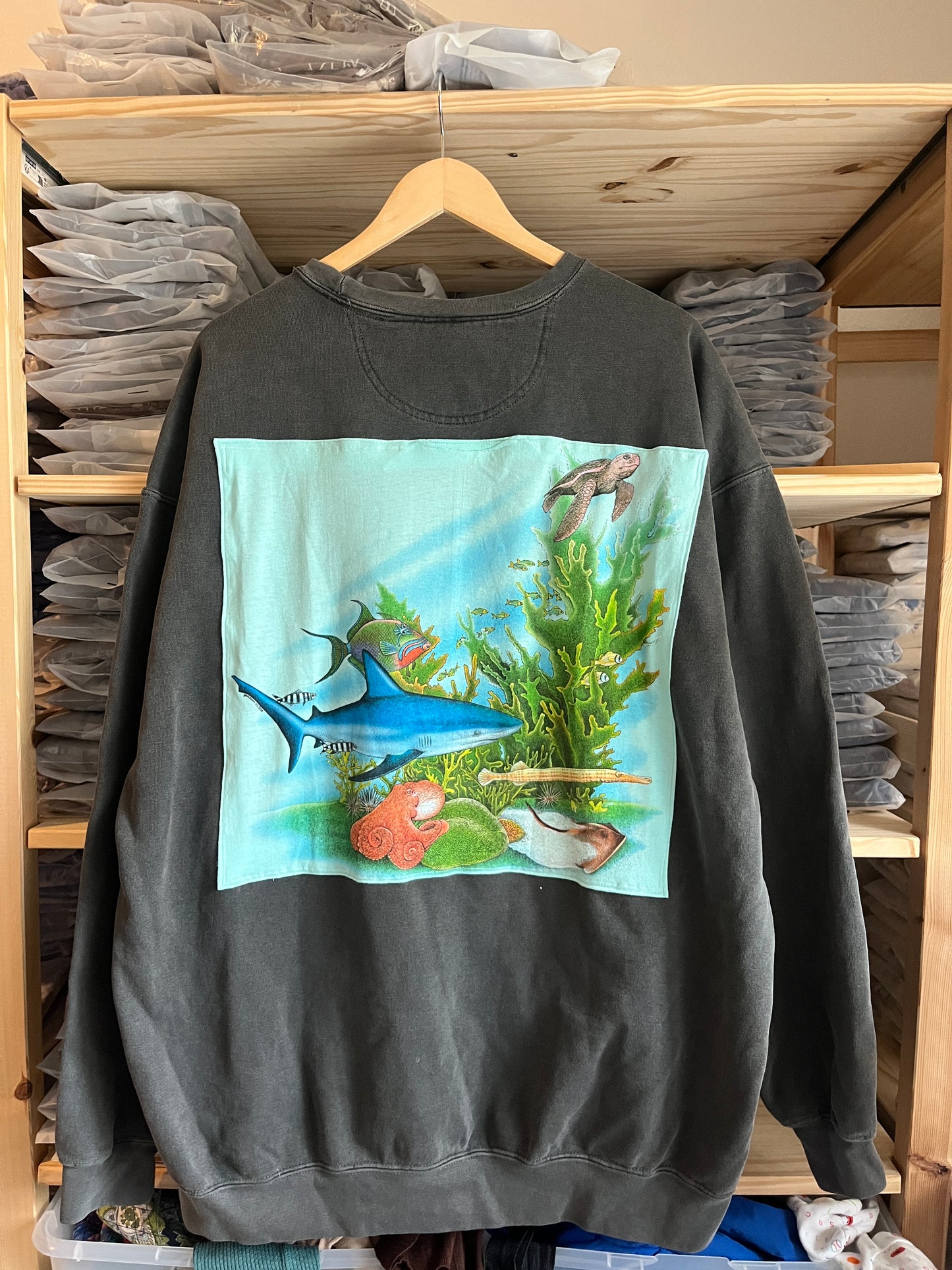 Ocean Creatures Upcycle Size 3XL
