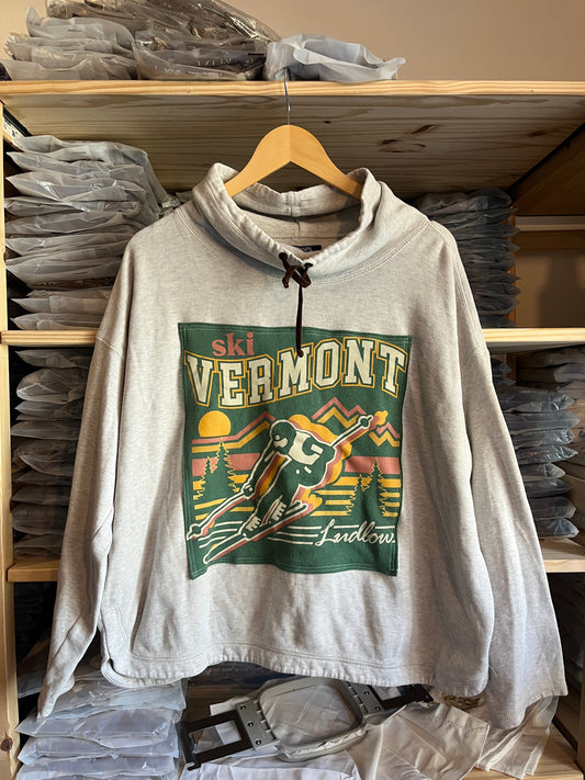 Ski Vermont Collared Upcycle Size XXL
