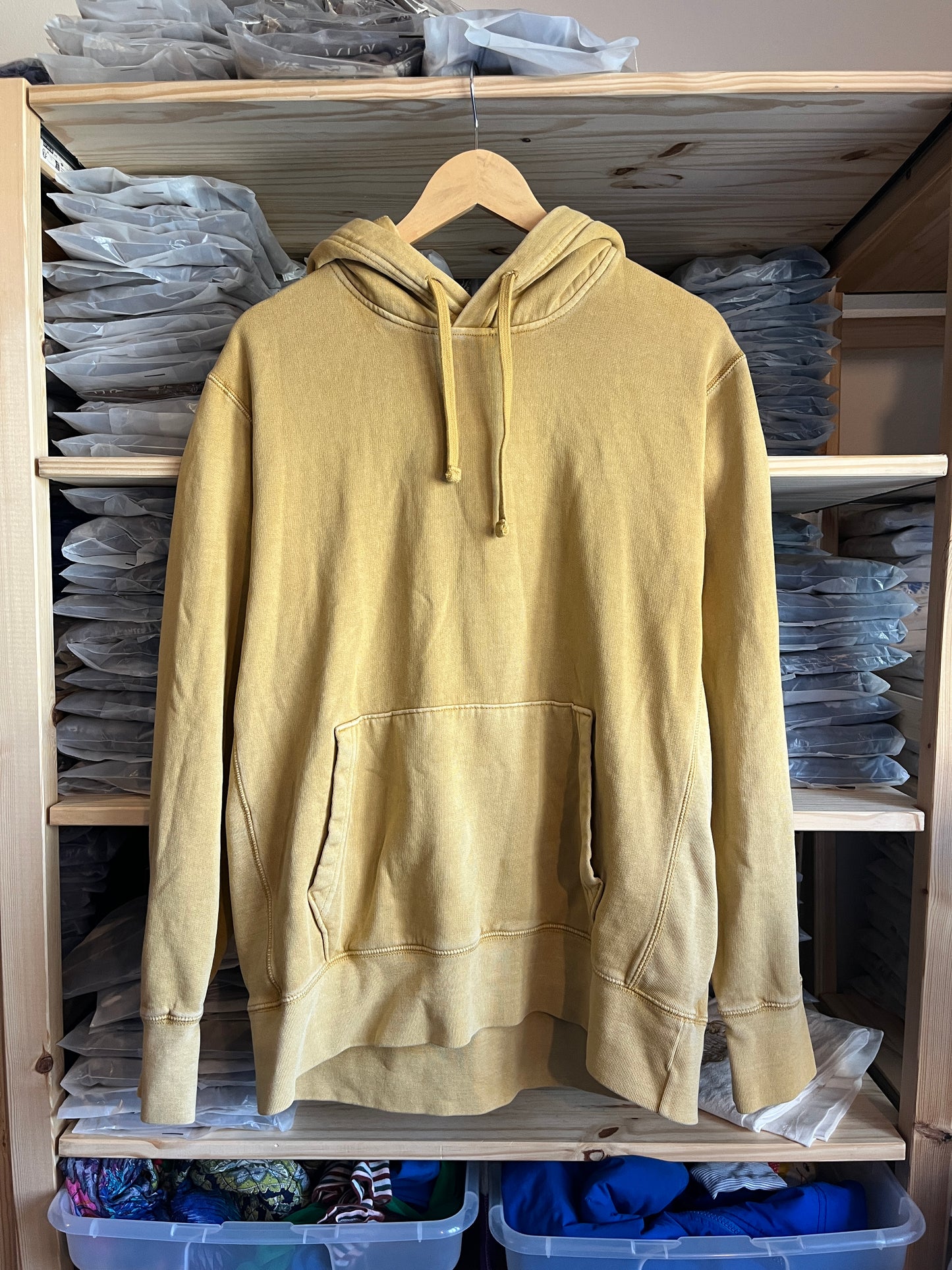 Earth Day Hoodie Upcycle Size L