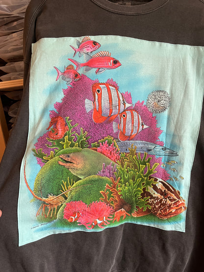 Ocean Creatures Upcycle Size 3XL