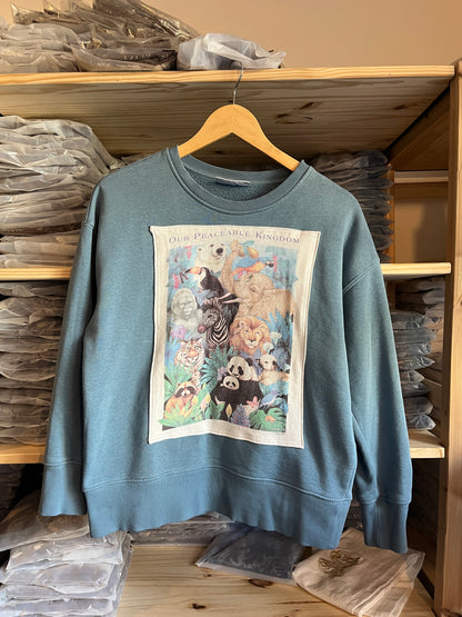 Our Peacable Kingdom Upcycle Size S