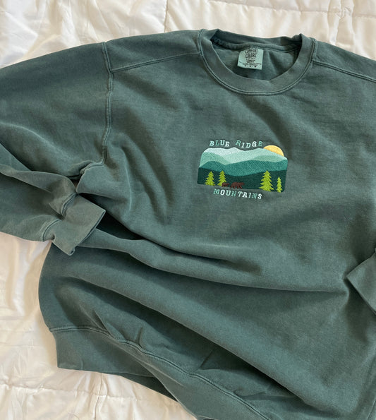 Blue Ridge Mountains Sweatshirt *MADE TO ORDER*